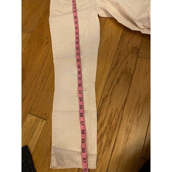 Pilcro & The Letterpress Anthropologie striped low rise straight leg pants 25P - Picture 9 of 9